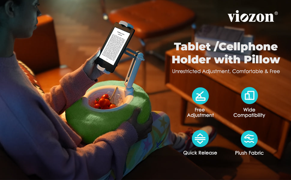 Viozon Pillow To Hold Tablet Phone Pillow Stand Viozon Tablet