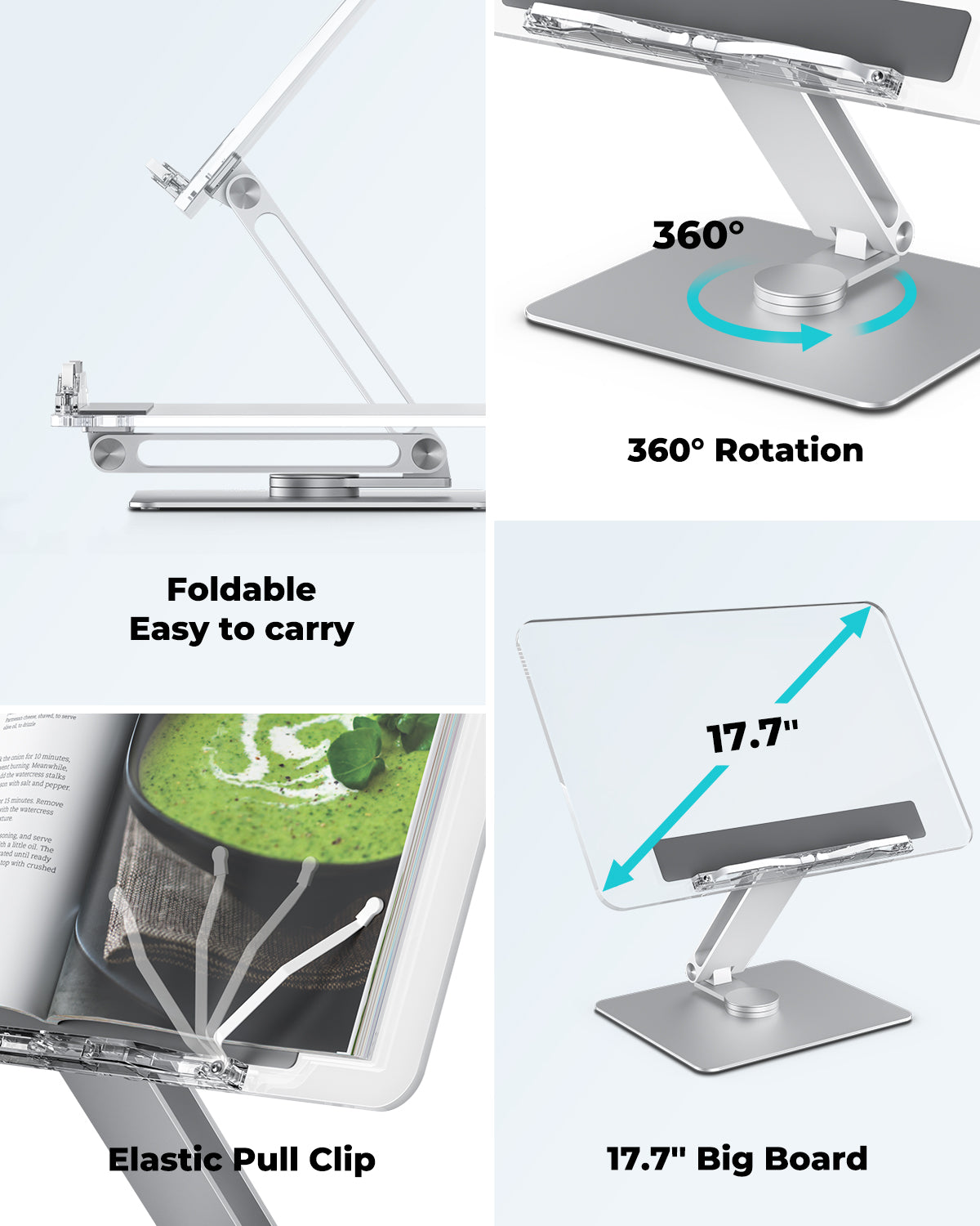 17&quot; Acrylic Book. Laptop, Tablet Stand (BG-2VBY)