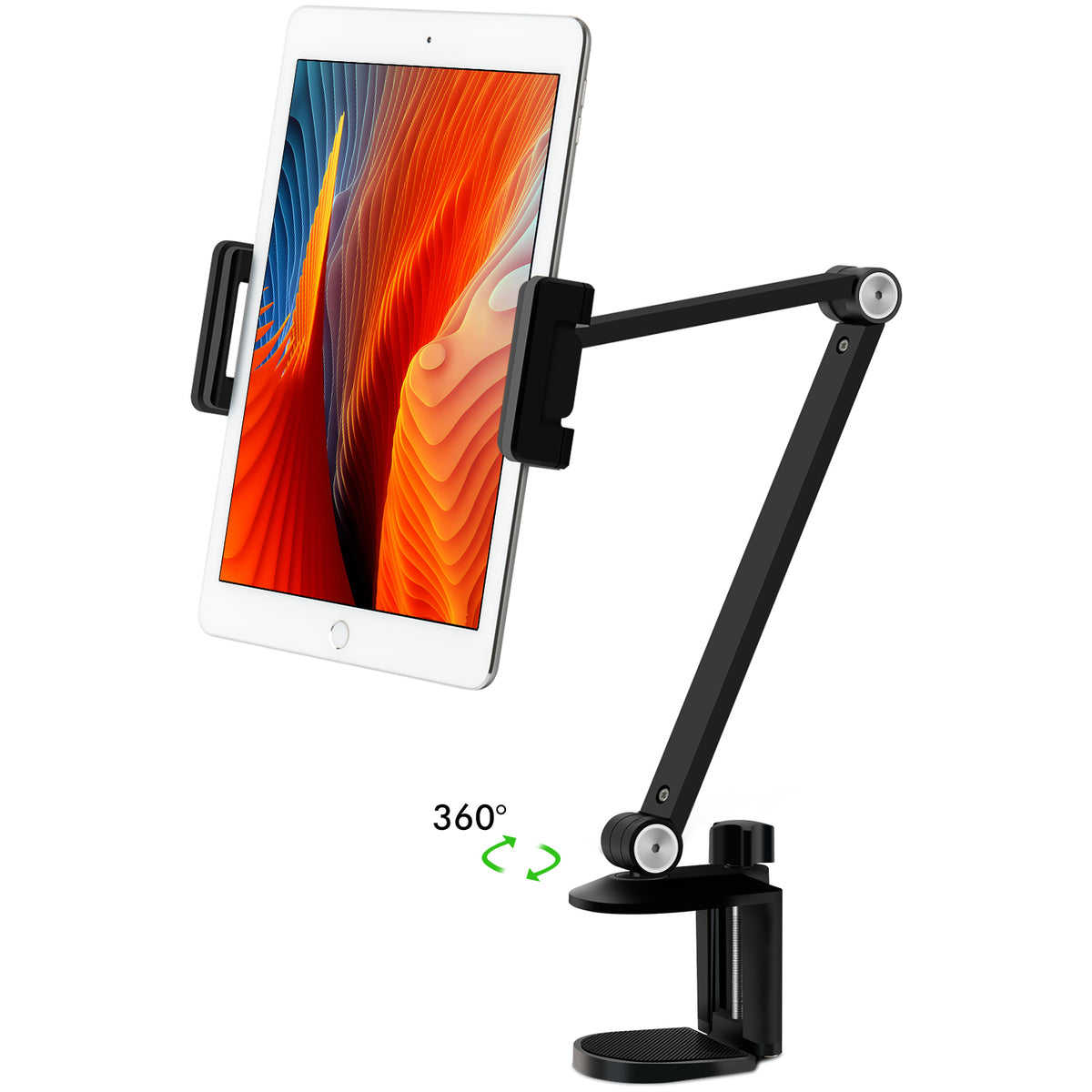 C Clamp Desk Stand for 4.5-13&quot; Phone&amp;Tablet(AP-7LC)