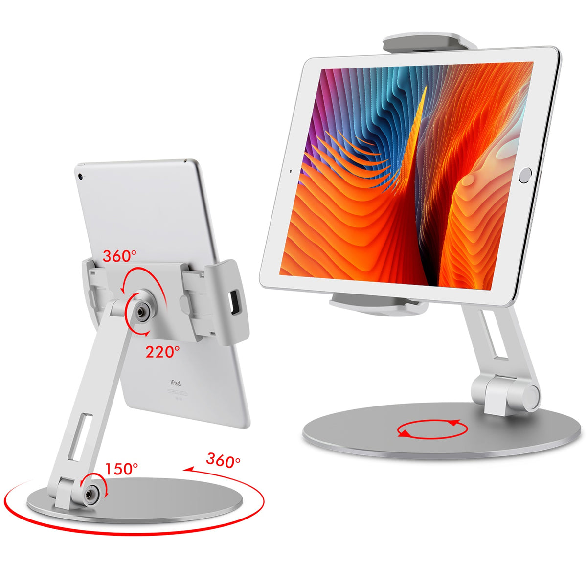 Adjustable Desk Stand for 3.5-10&quot; Phone &amp; Tablet(AP-7C)