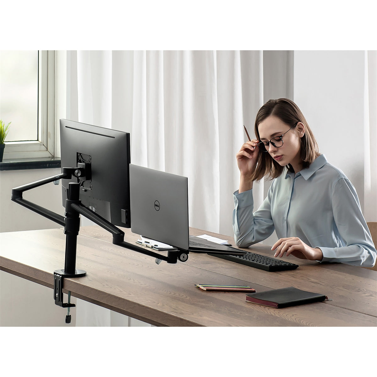 Adjustable Monitor&amp;Laptop Mounts 2-in-1(OL-3L)