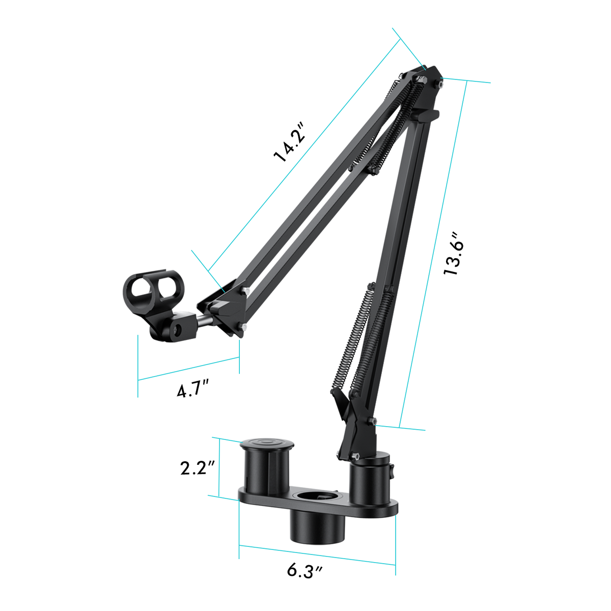 Viozon Microphone Mount with Parallel Connector (DZ-MM)