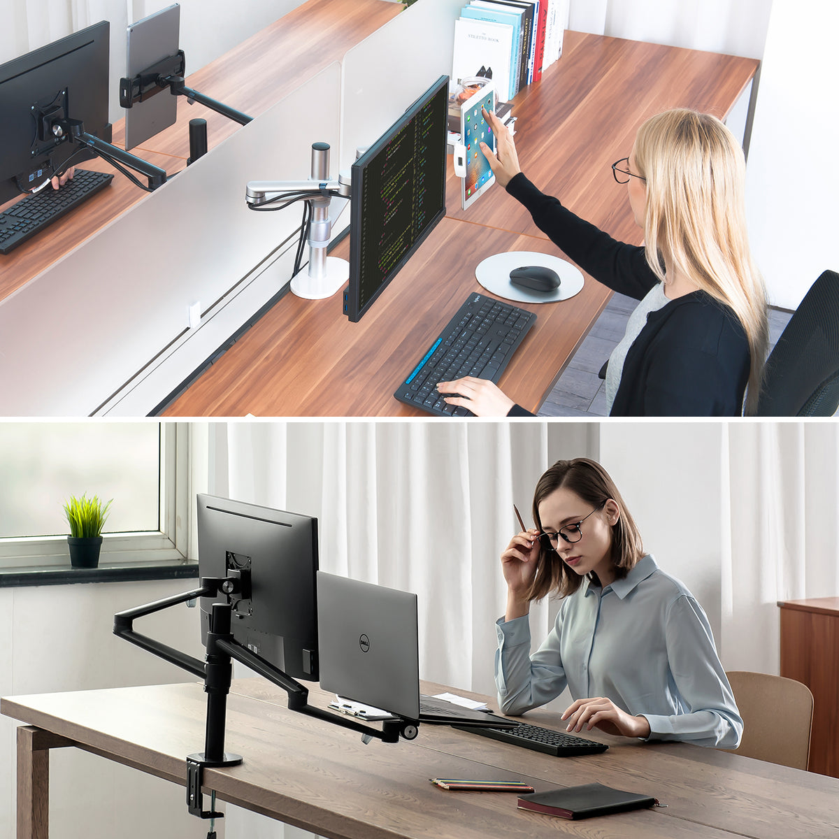 Monitor&amp;Laptop/Tablet Desk Stand(OL-3T)