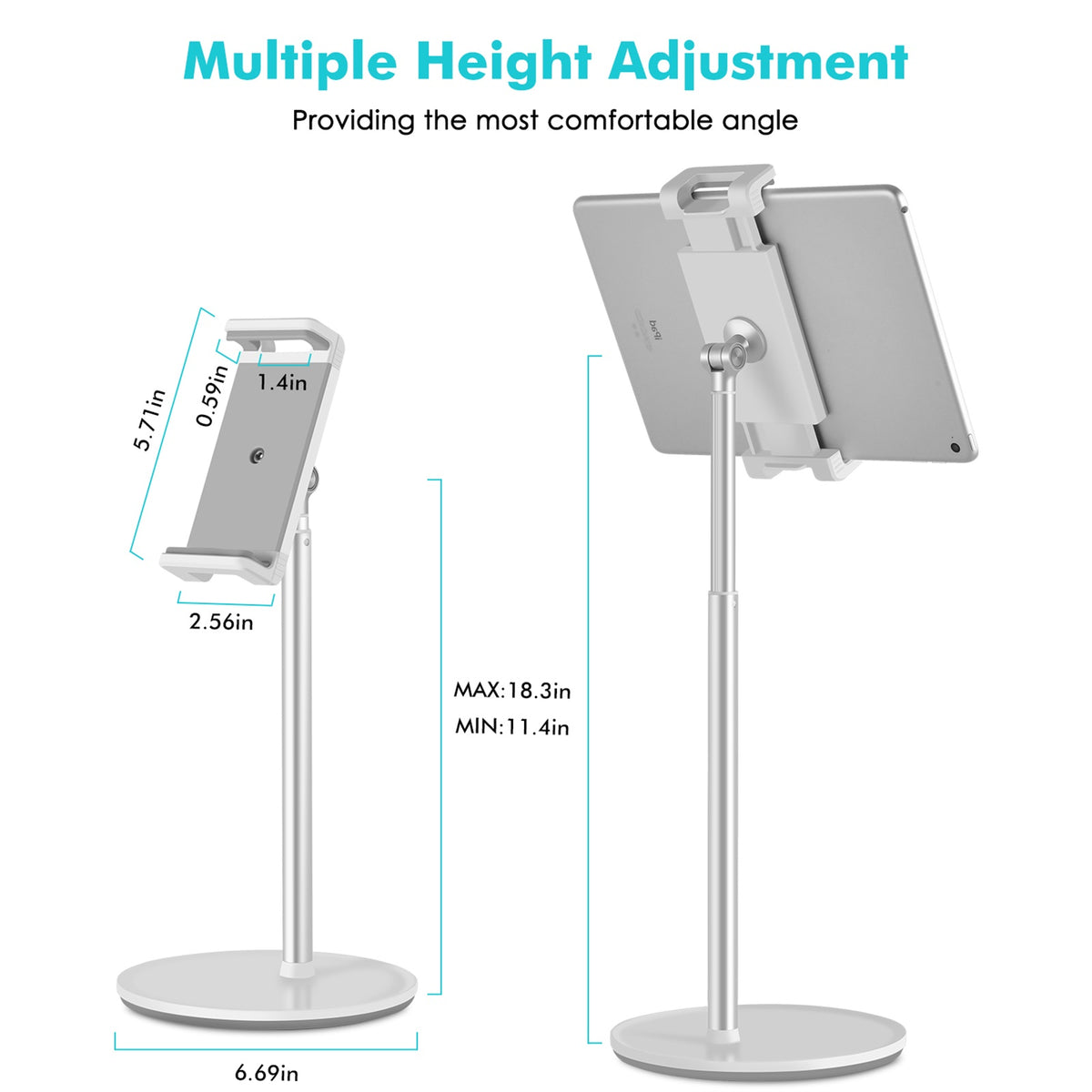 Desk Stand for 4.5-13&quot; Phone&amp;Tablet(AP-4H)