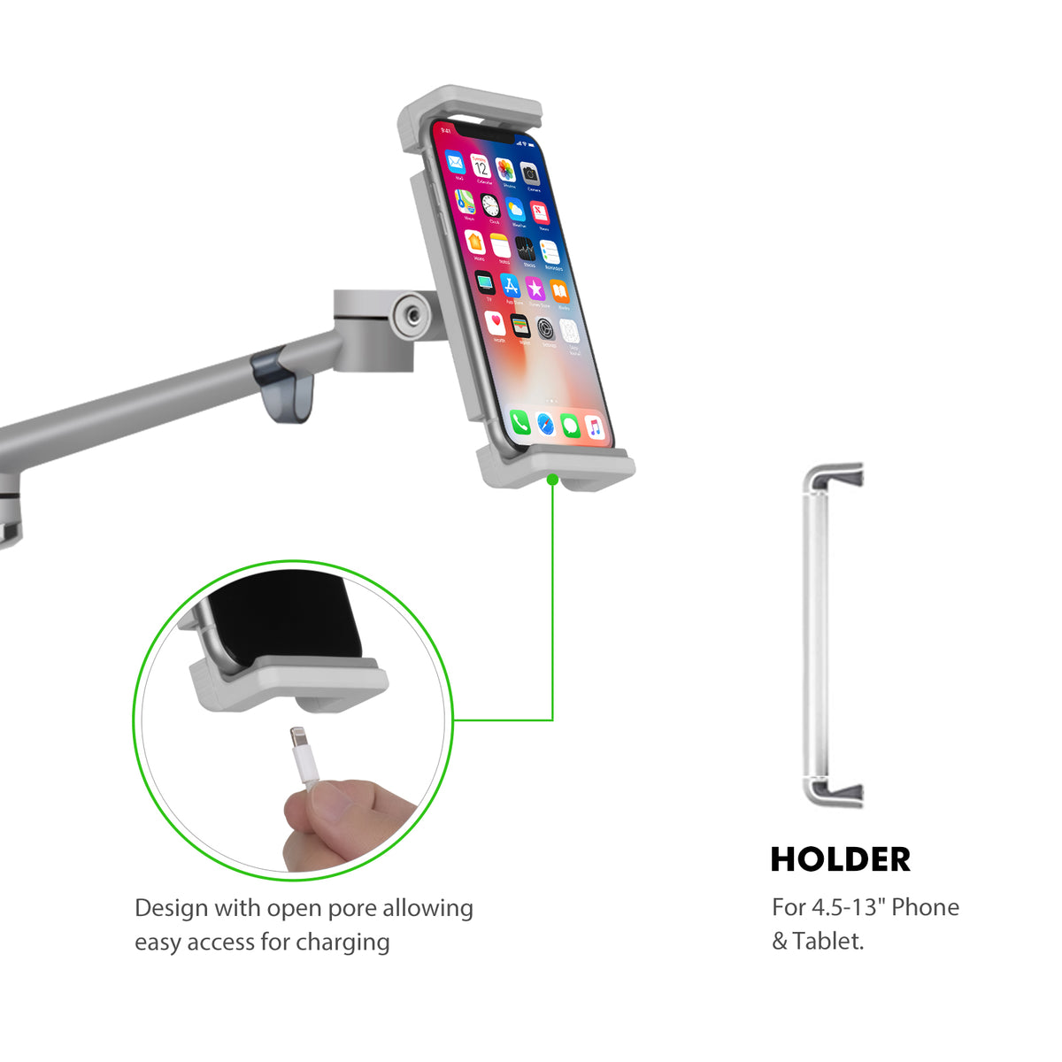 Lift Floor Stand for Phone&amp;Tablet(UP-6A)