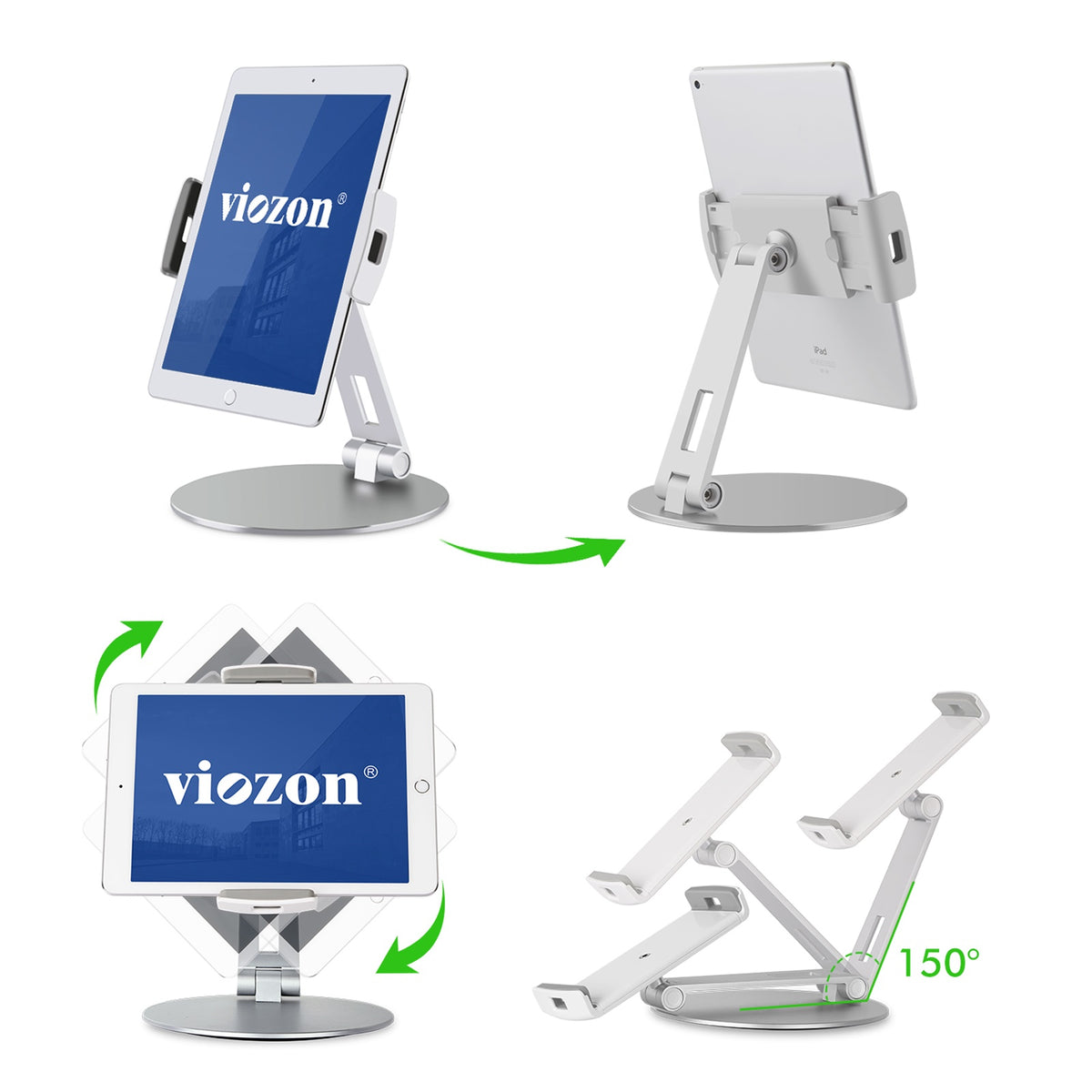 Adjustable Desk Stand for 3.5-10&quot; Phone &amp; Tablet(AP-7C)