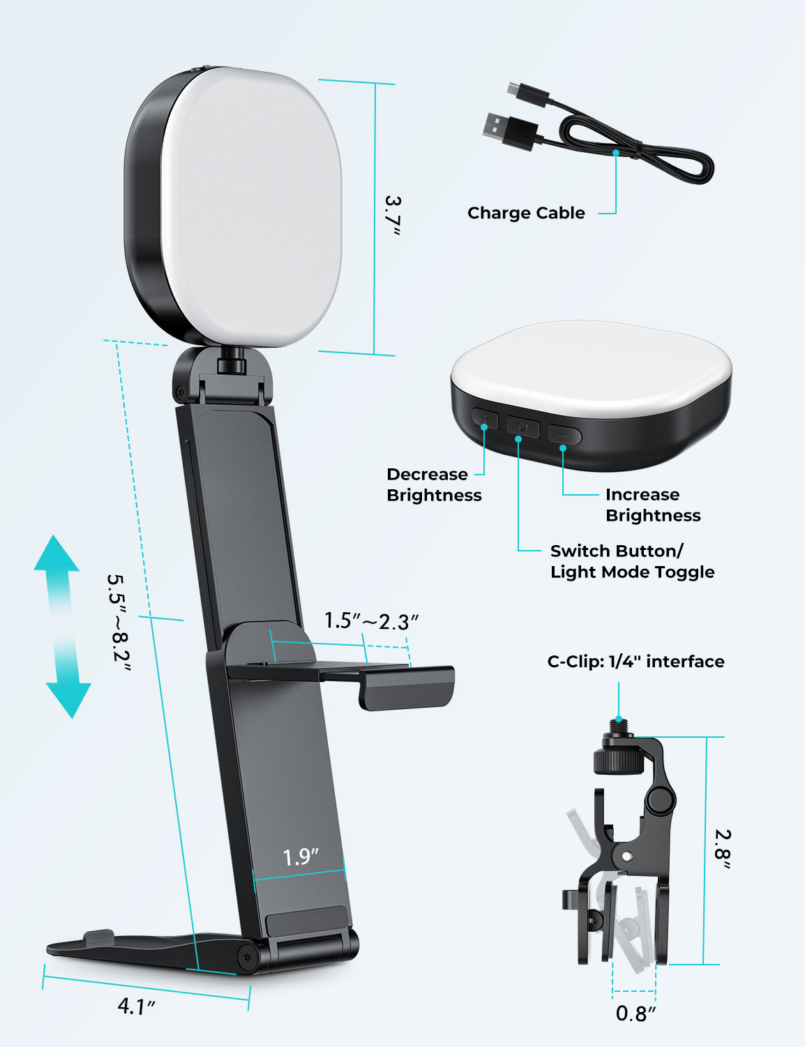 Viozon Glow LED Streaming Light (AP-610)