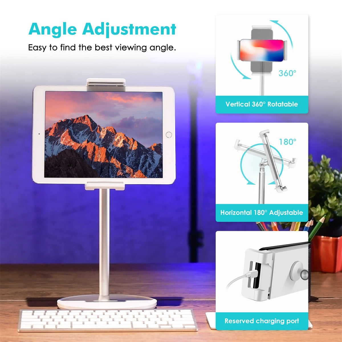 Desk Stand for 4.5-13&quot; Phone&amp;Tablet(AP-4H)