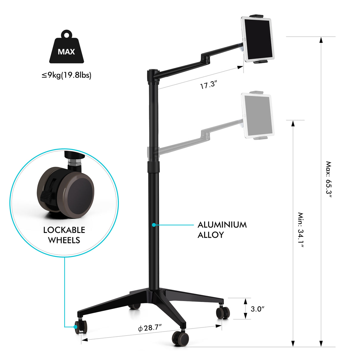 Selfie Live Floor Stand Set 5-in-1(ZB-3)