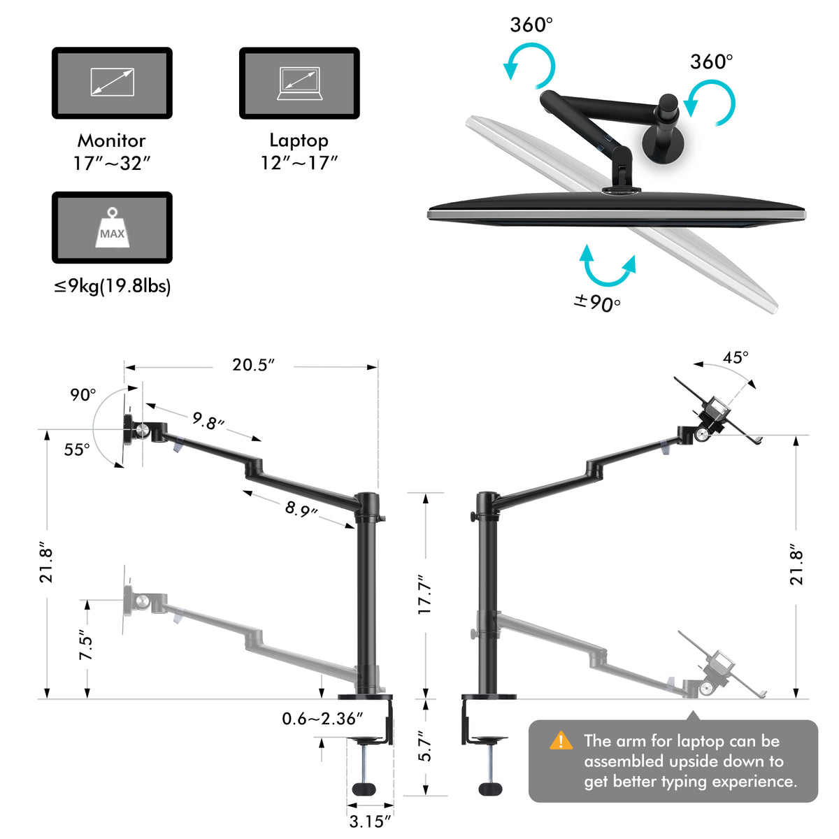 Selfie Desktop Live Stand Set 6-in-1(ZB-2)