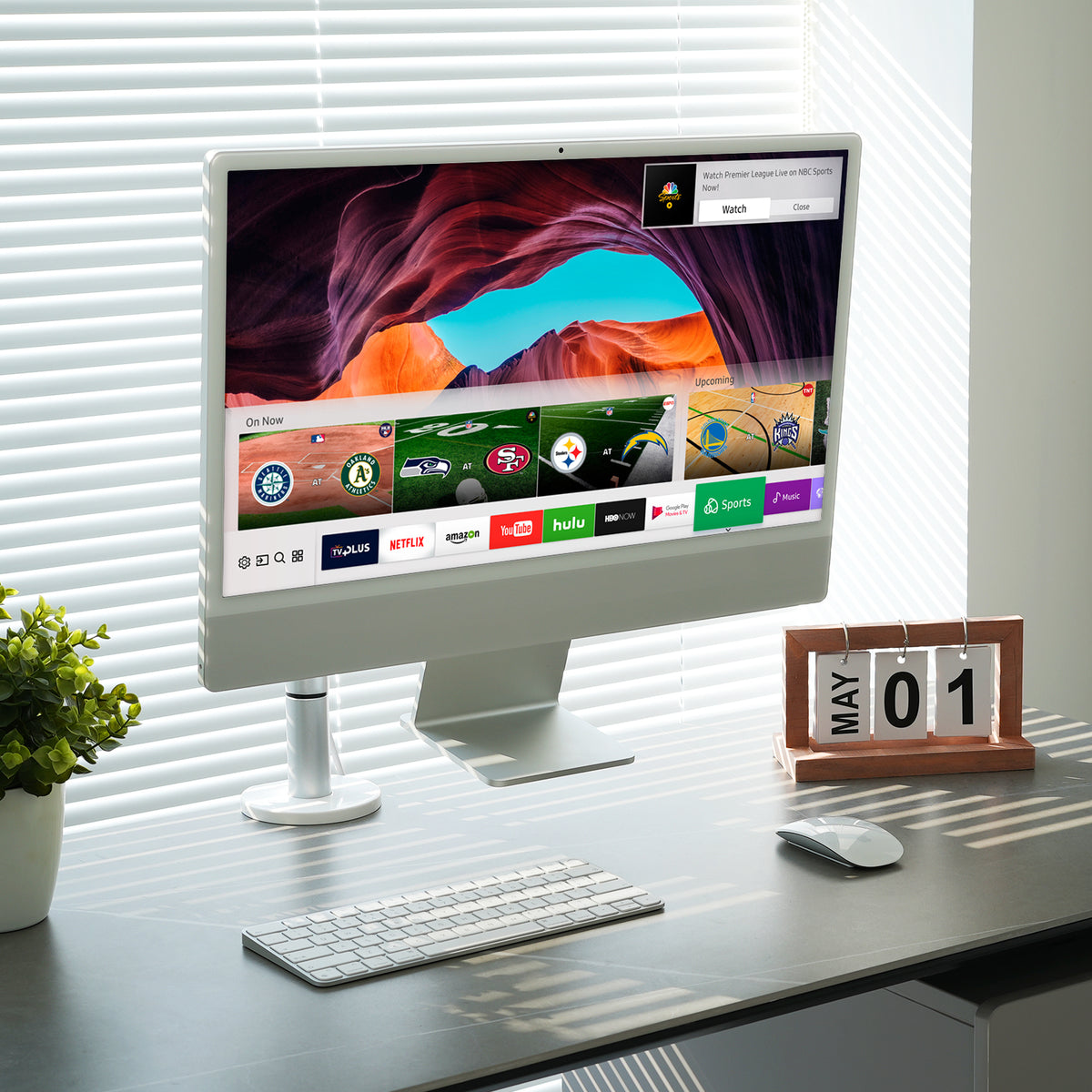 iMac Quick Release VESA for 2021 Apple iMac 24&quot; M1 Chip compatible with viozon Monitor Mount Series