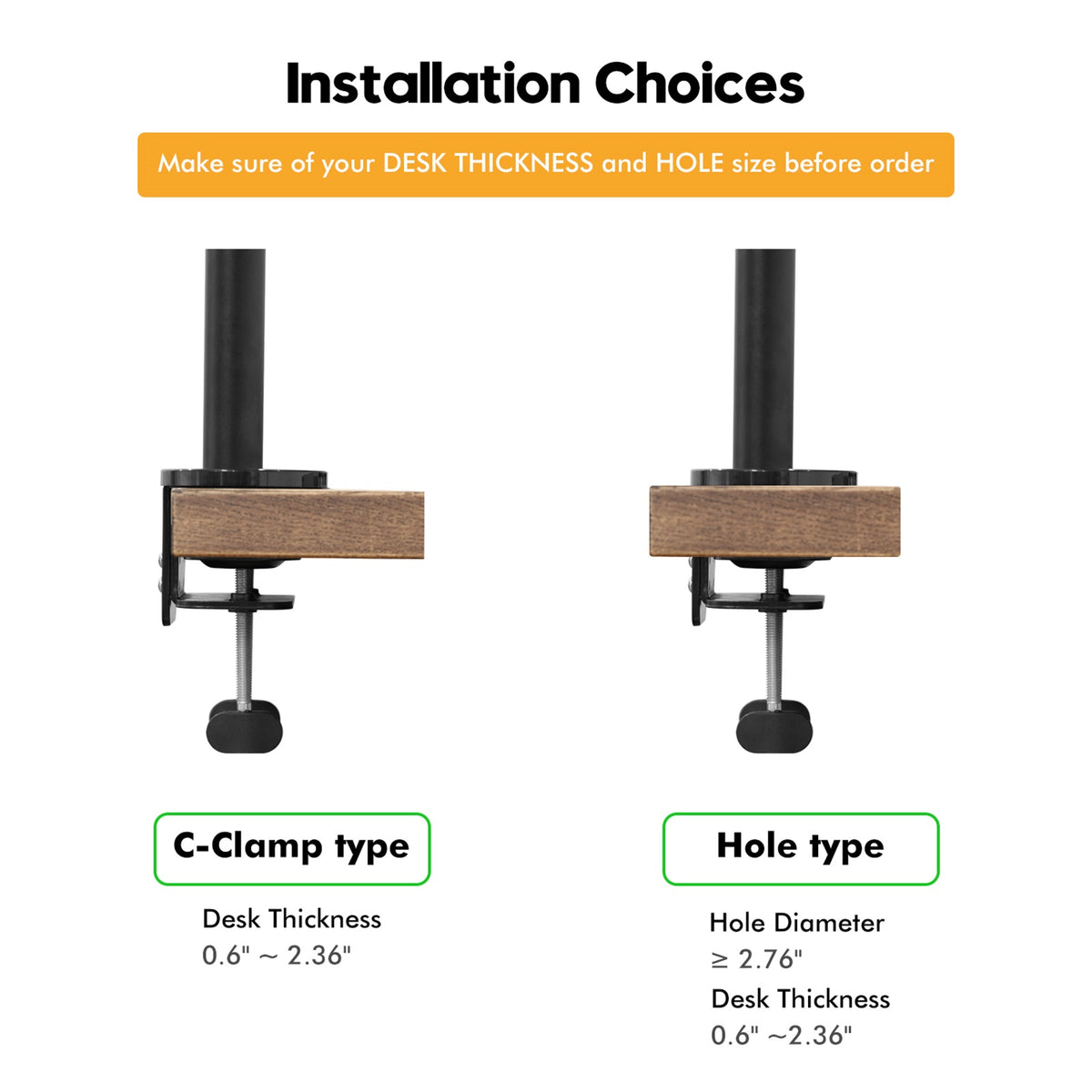 Adjustable Monitor&amp;Laptop Mounts 2-in-1(OL-3L)