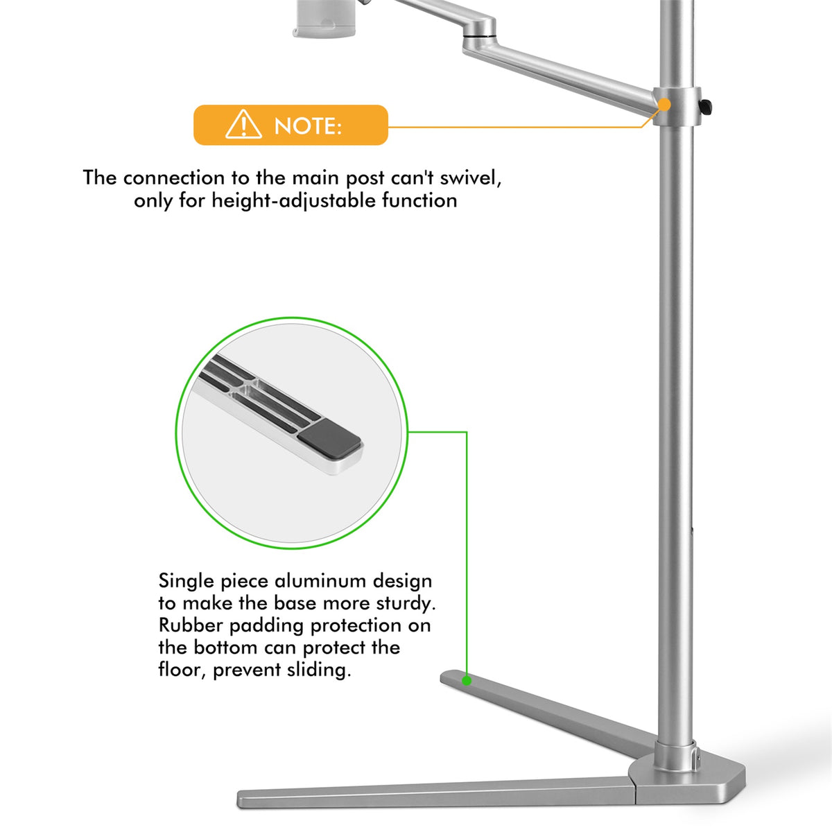 Lift Floor Stand for Phone&amp;Tablet(UP-6A)