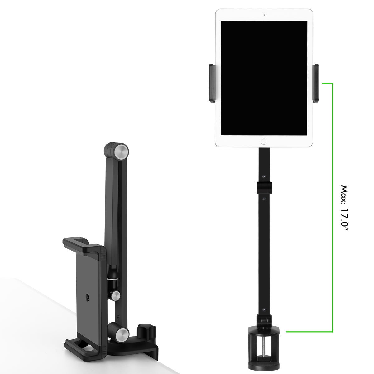 C Clamp Desk Stand for 4.5-13&quot; Phone&amp;Tablet(AP-7LC)