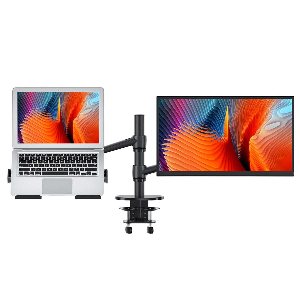 Viozon Dual Arm Stand for Laptop and Monitor (DZ-OLL-3L)